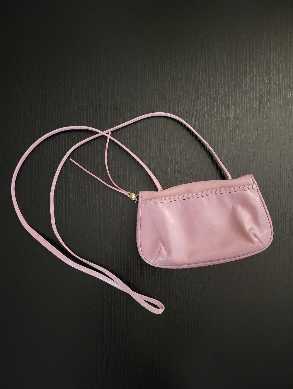 Hobo International Quill Leather Crossbody Bag Purse Lilac
